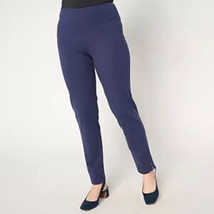 Women with Control Tummy Control Navy Blue Leggings Pants